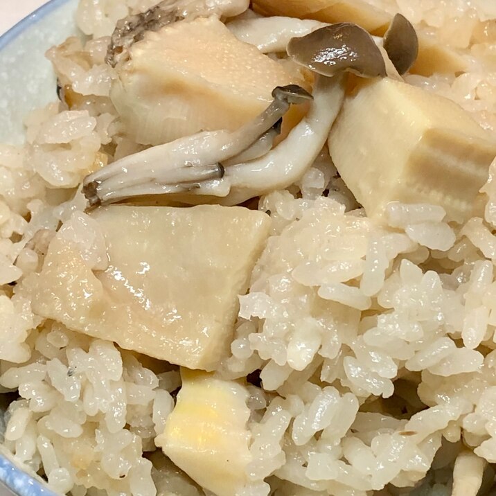 炊飯器任せのごろごろ筍ご飯☆